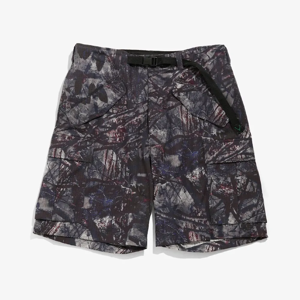 BELTED BDU SHORT-RIPSTOP/S2W2 CAMO - GREY CAMO sold by Lapstone & Hammer