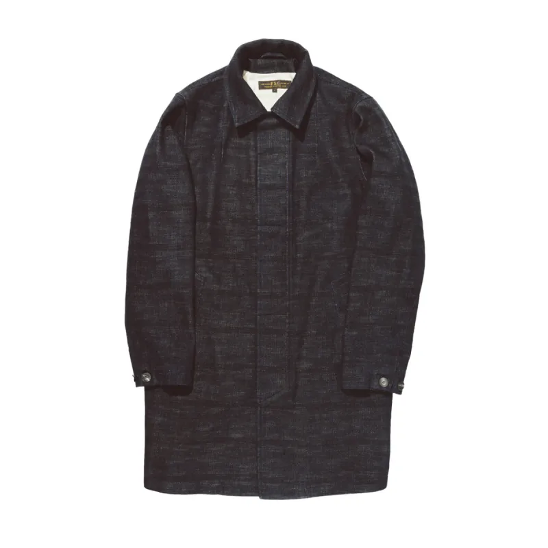 LINED STUDIO COAT - INDIGO sold by Lapstone & Hammer