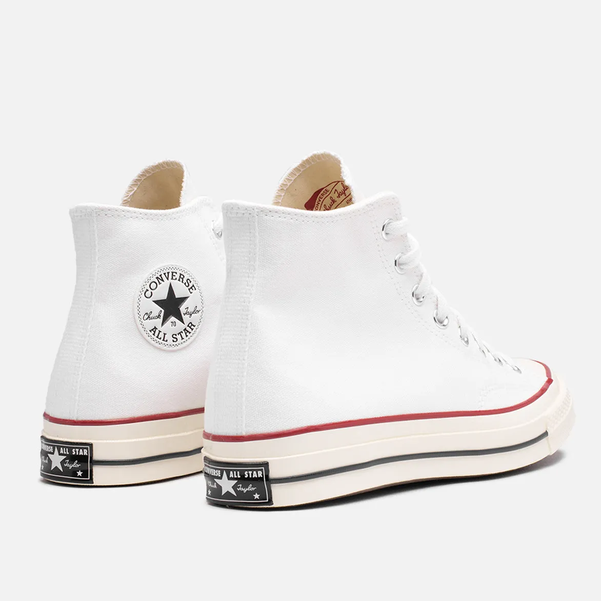 CHUCK 70 HI - WHITE / GARNET sold by Lapstone & Hammer product image thumbnail 3