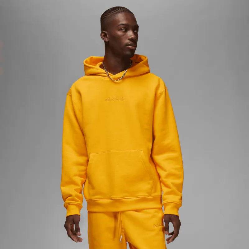 JORDAN WORDMARK MEN`S FLEECE HOODIE - GOLD made by Jordan