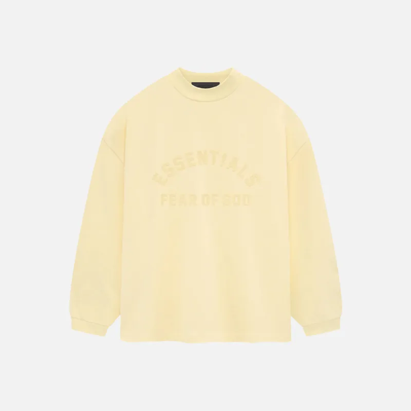 ESSENTIALS LONGSLEEVE T-SHIRT - GARDEN YELLOW sold by Lapstone & Hammer