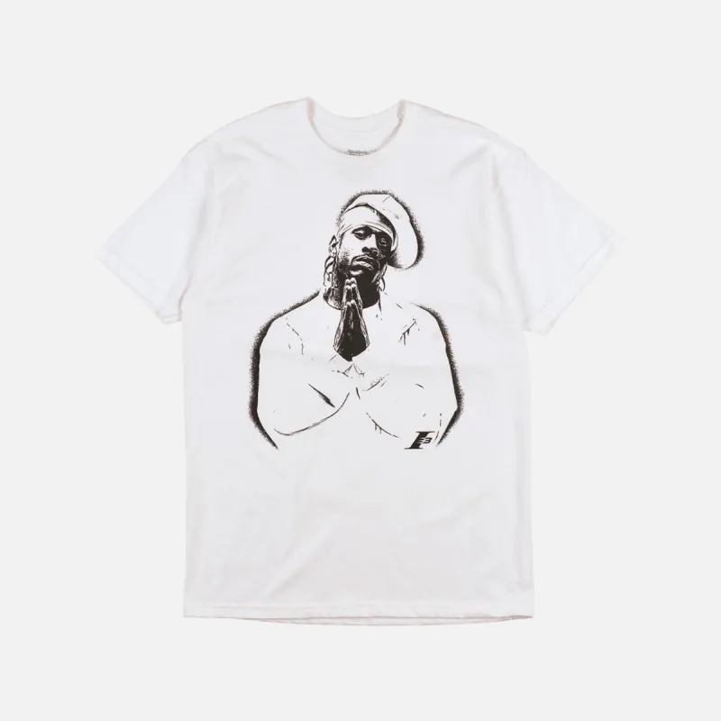 ALLEN IVERSON "ICON PRAYING HANDS" TEE - WHITE sold by Lapstone & Hammer