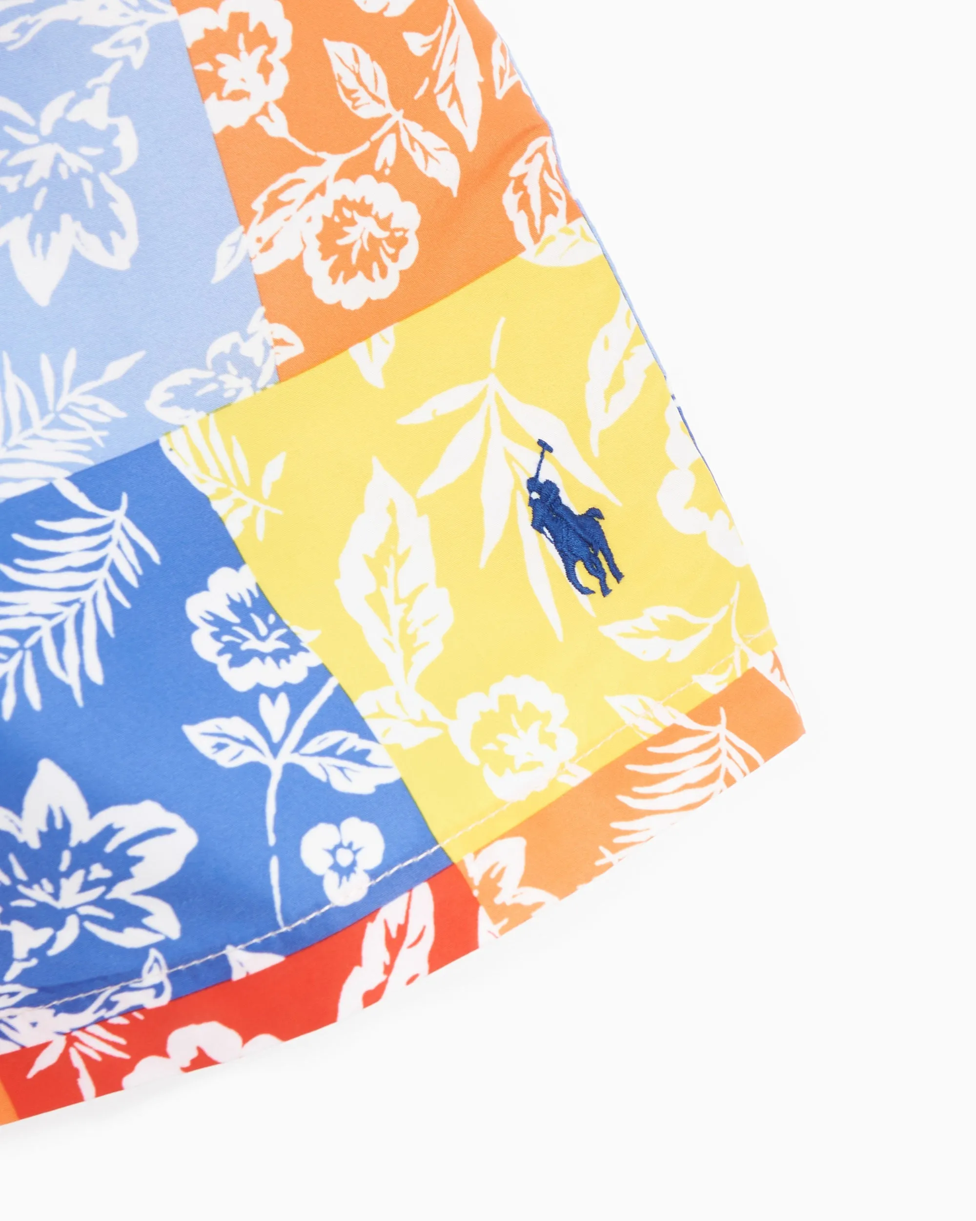 PATCHWORK Hawaiian TRAVELER SWIM TRUNK - MULTI sold by Lapstone & Hammer product image thumbnail 3