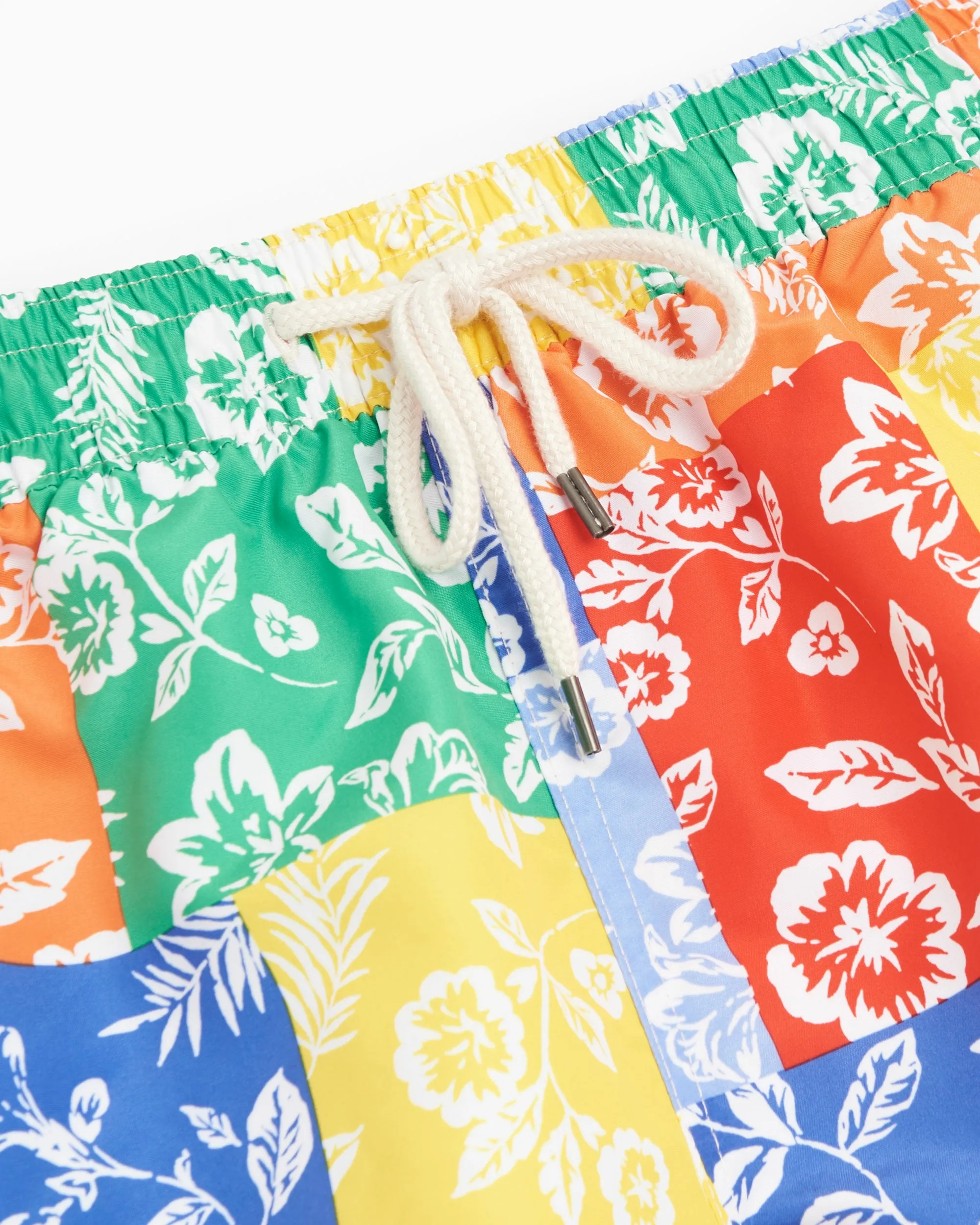 PATCHWORK Hawaiian TRAVELER SWIM TRUNK - MULTI sold by Lapstone & Hammer product image thumbnail 2