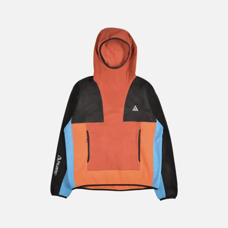 ACG POLARTEC "WOLF TREE" HOODIE - CINNABAR / BLACK / RUSH ORANGE sold by Lapstone & Hammer