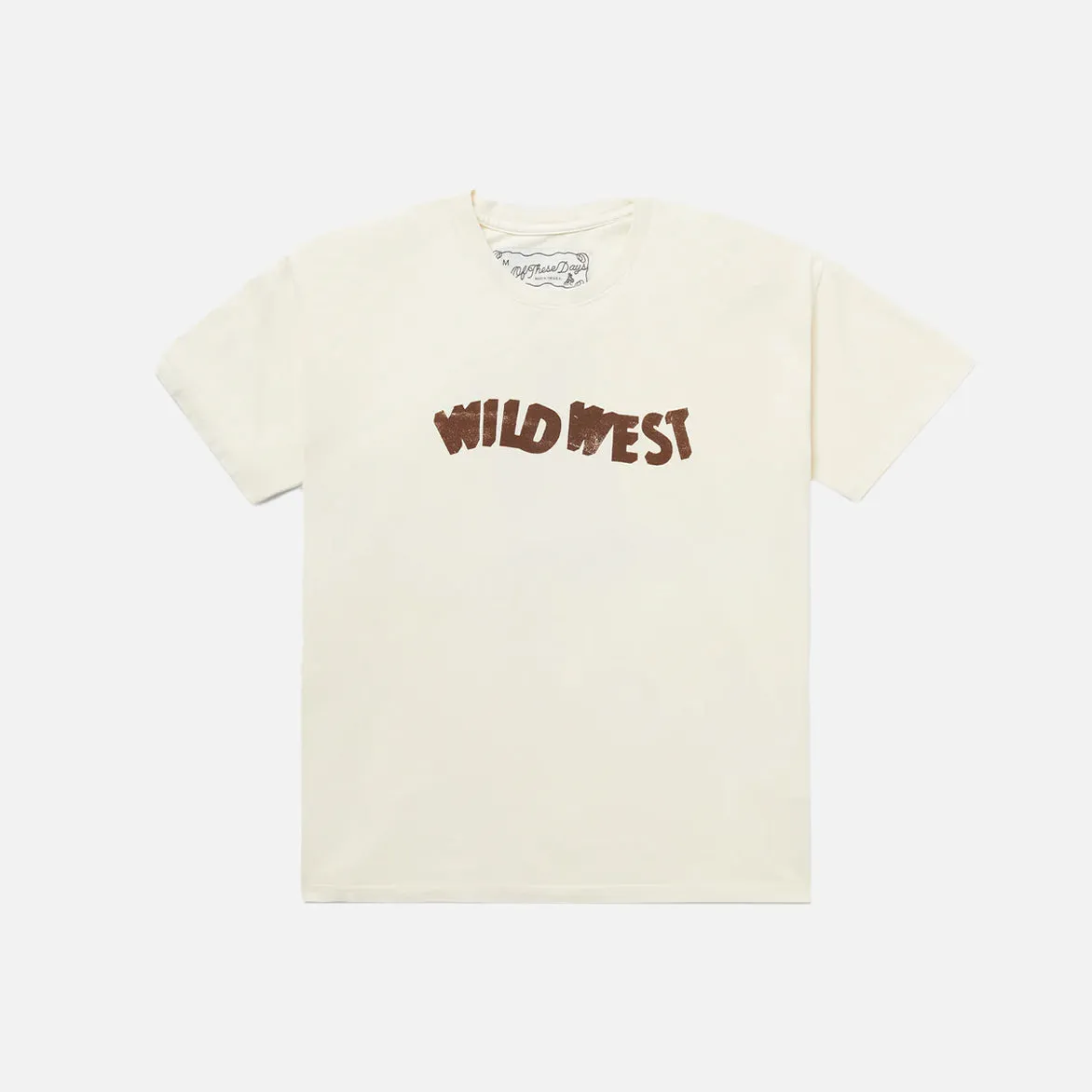 WILD WEST TEE - BONE sold by Lapstone & Hammer