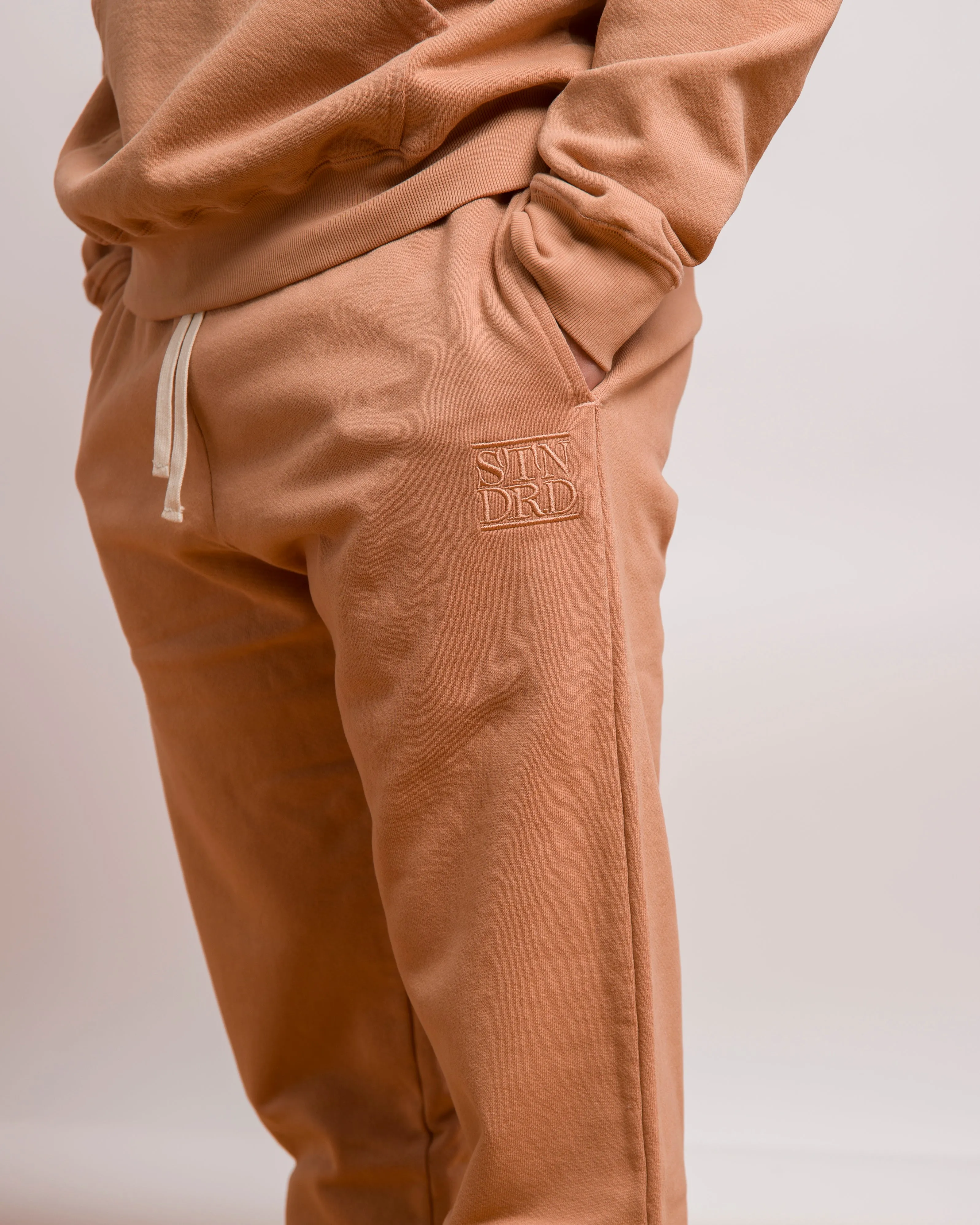 BJ BETTS X STANDARD ISSUE SWEATPANT - CAMEL sold by Lapstone & Hammer product image thumbnail 2