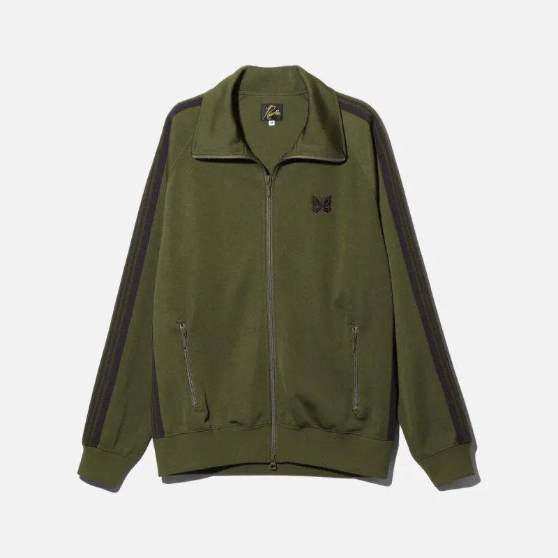 TRACK JACKET POLY SMOOTH - OLIVE sold by Lapstone & Hammer