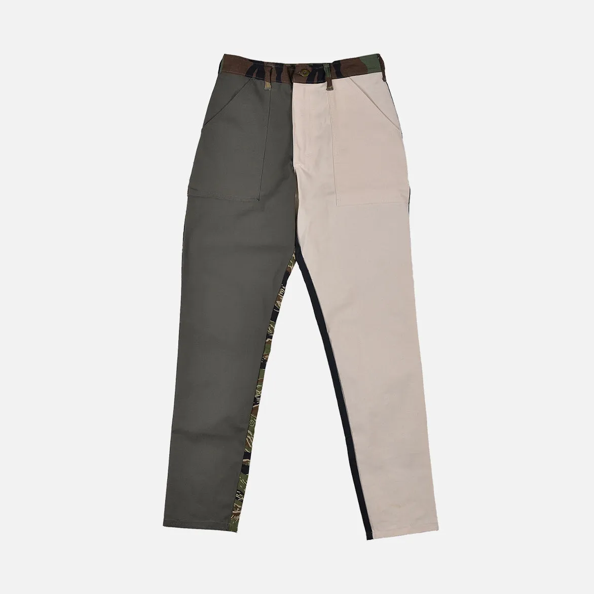 RECONSTRUCT TAPER FATIGUE PANT - OLIVE / NATURAL (1) sold by Lapstone & Hammer