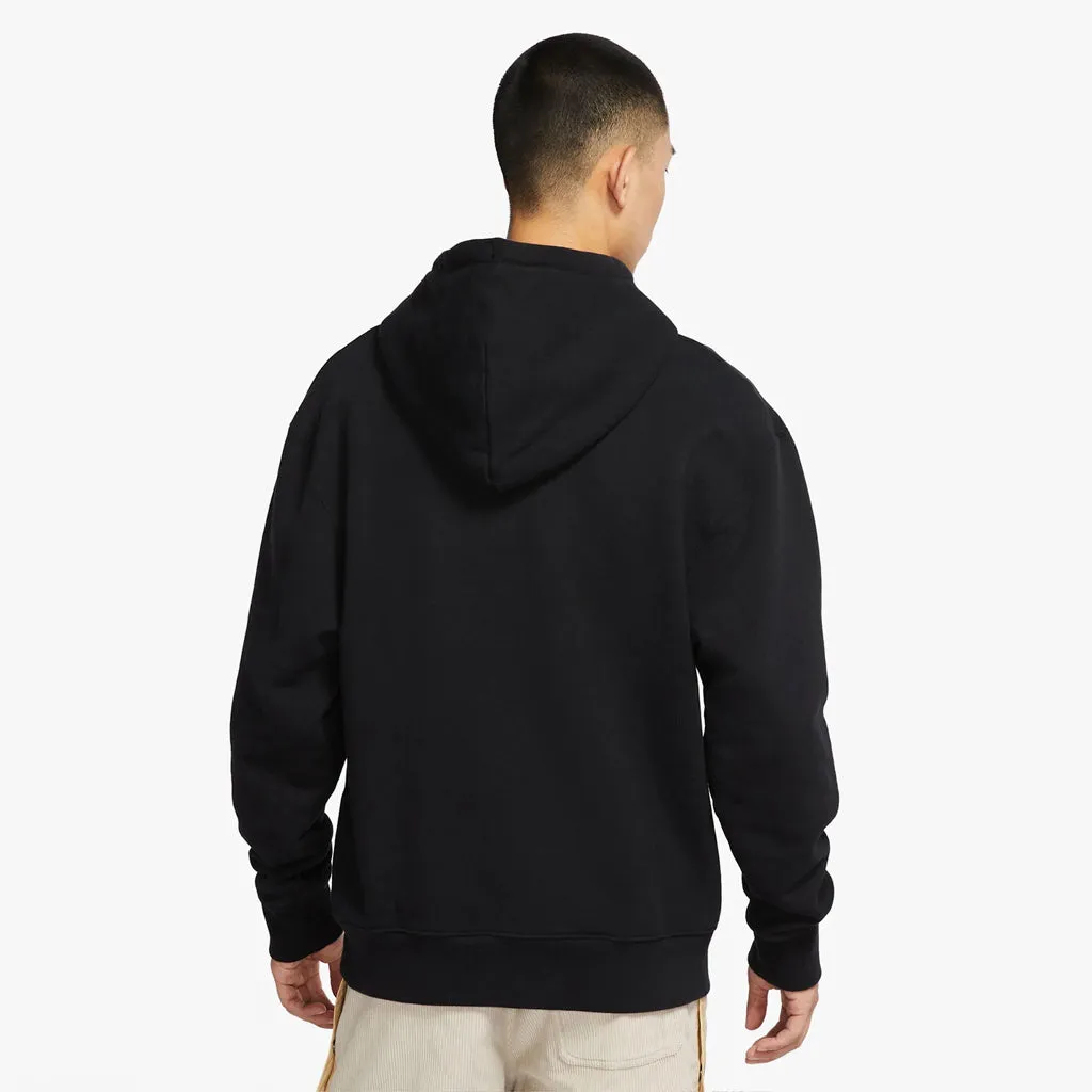AIR JORDAN WORDMARK HOODIE - BLACK / GYM RED sold by Lapstone & Hammer product image thumbnail 2