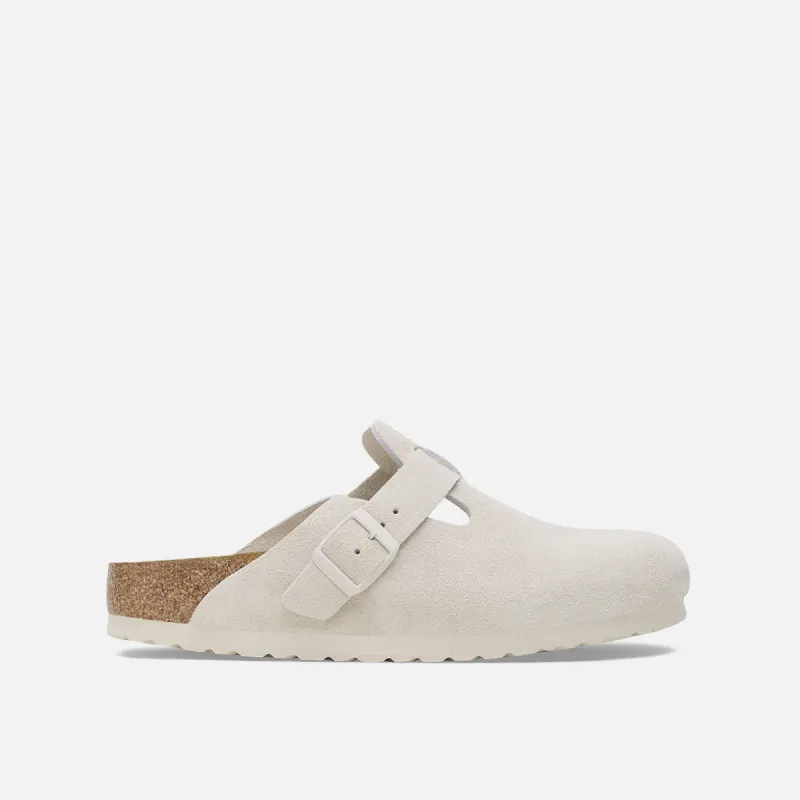 WMNS BOSTON SUEDE SFB NARROW - ANTIQUE WHITE sold by Lapstone & Hammer