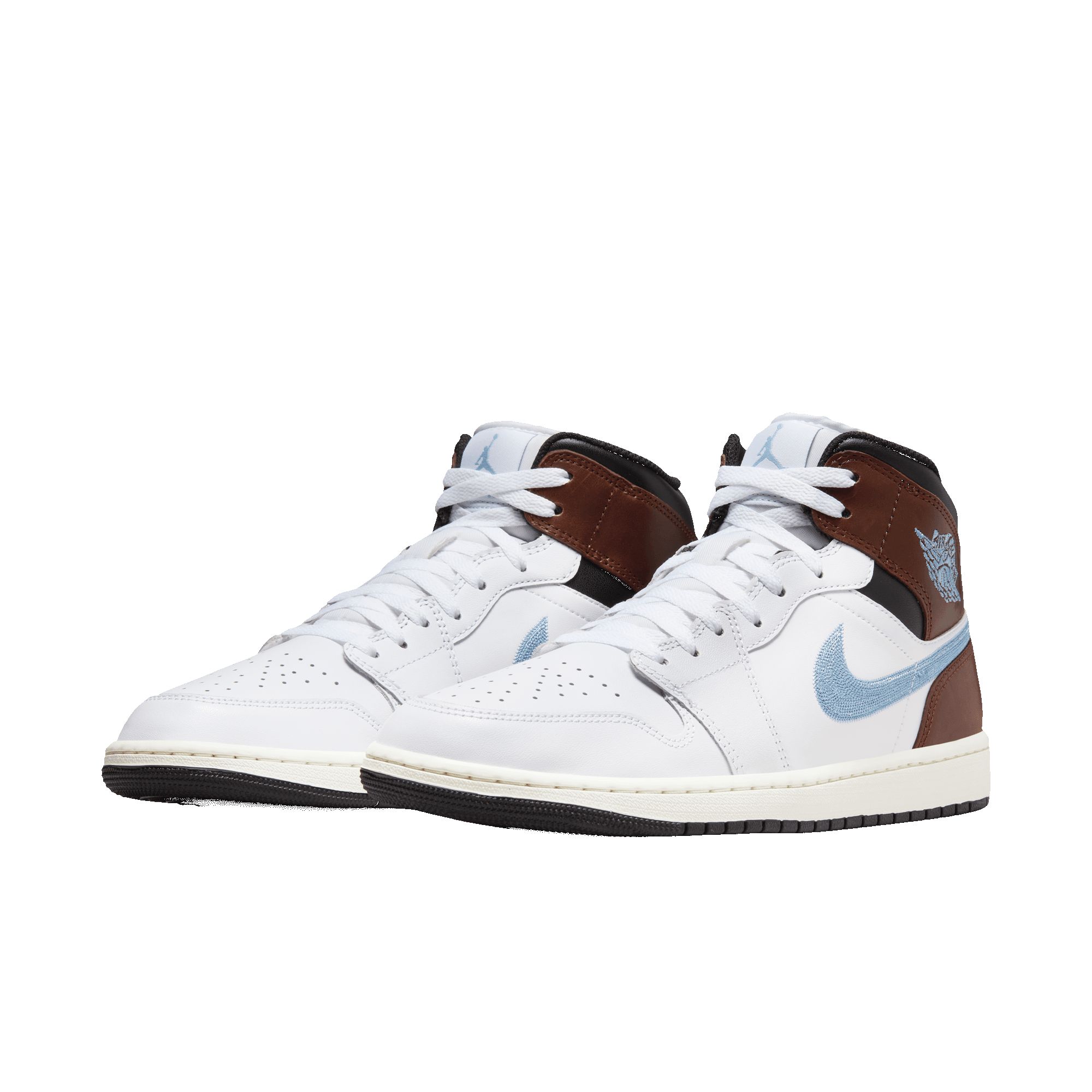 JORDAN 1 MID SE - WHITE / BLUE GREY sold by Lapstone & Hammer product image thumbnail 3
