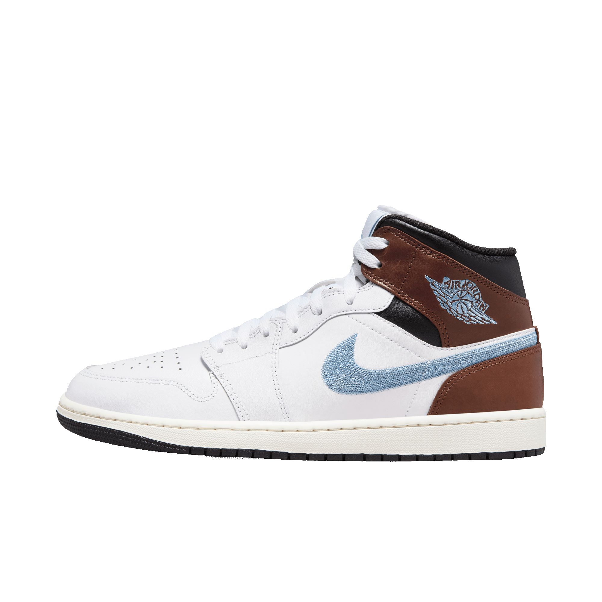 JORDAN 1 MID SE - WHITE / BLUE GREY sold by Lapstone & Hammer product image thumbnail 5