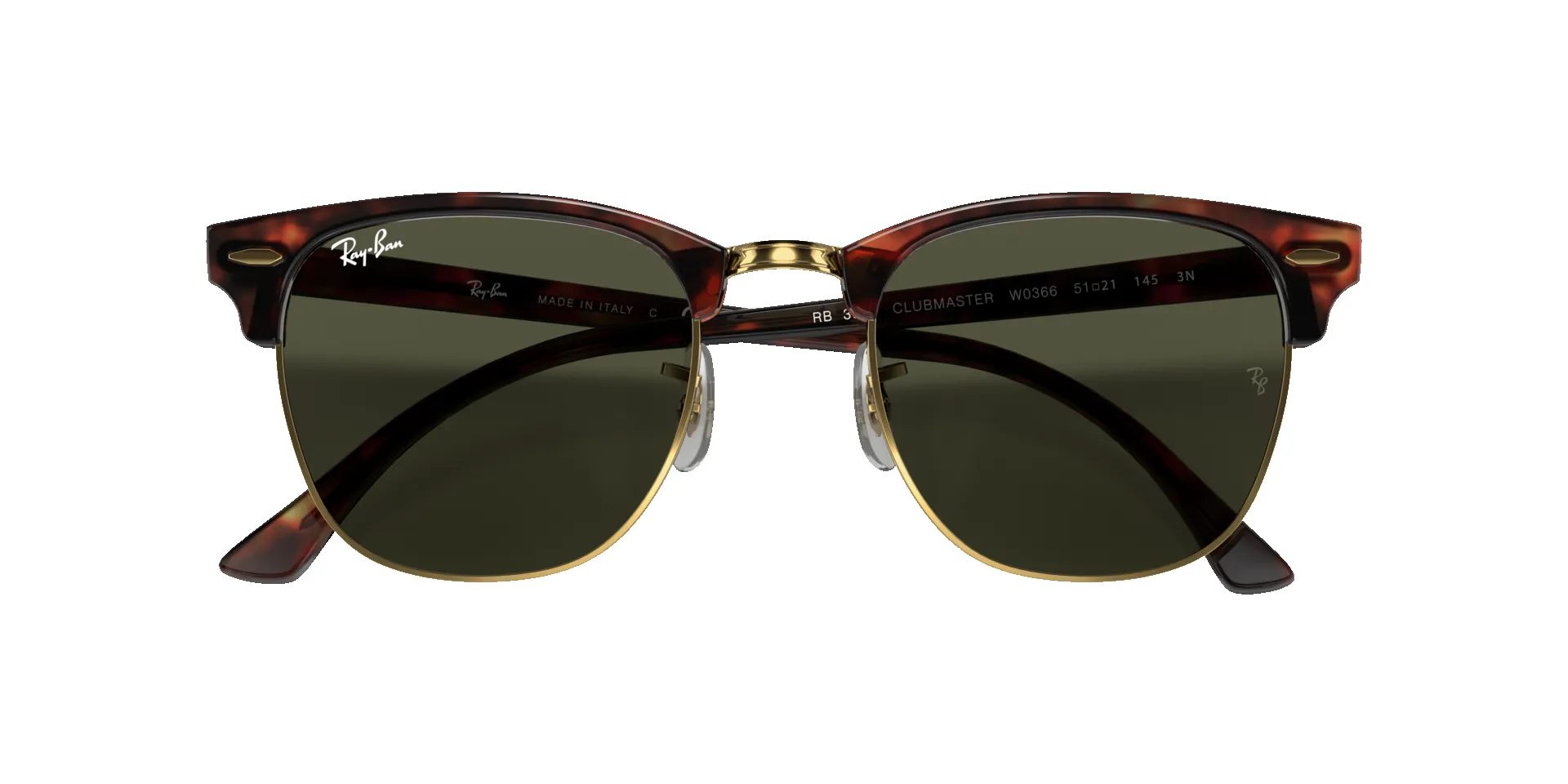 CLUBMASTER CLASSIC - POLISHED TORTOISE ON GOLD sold by Lapstone & Hammer product image thumbnail 4