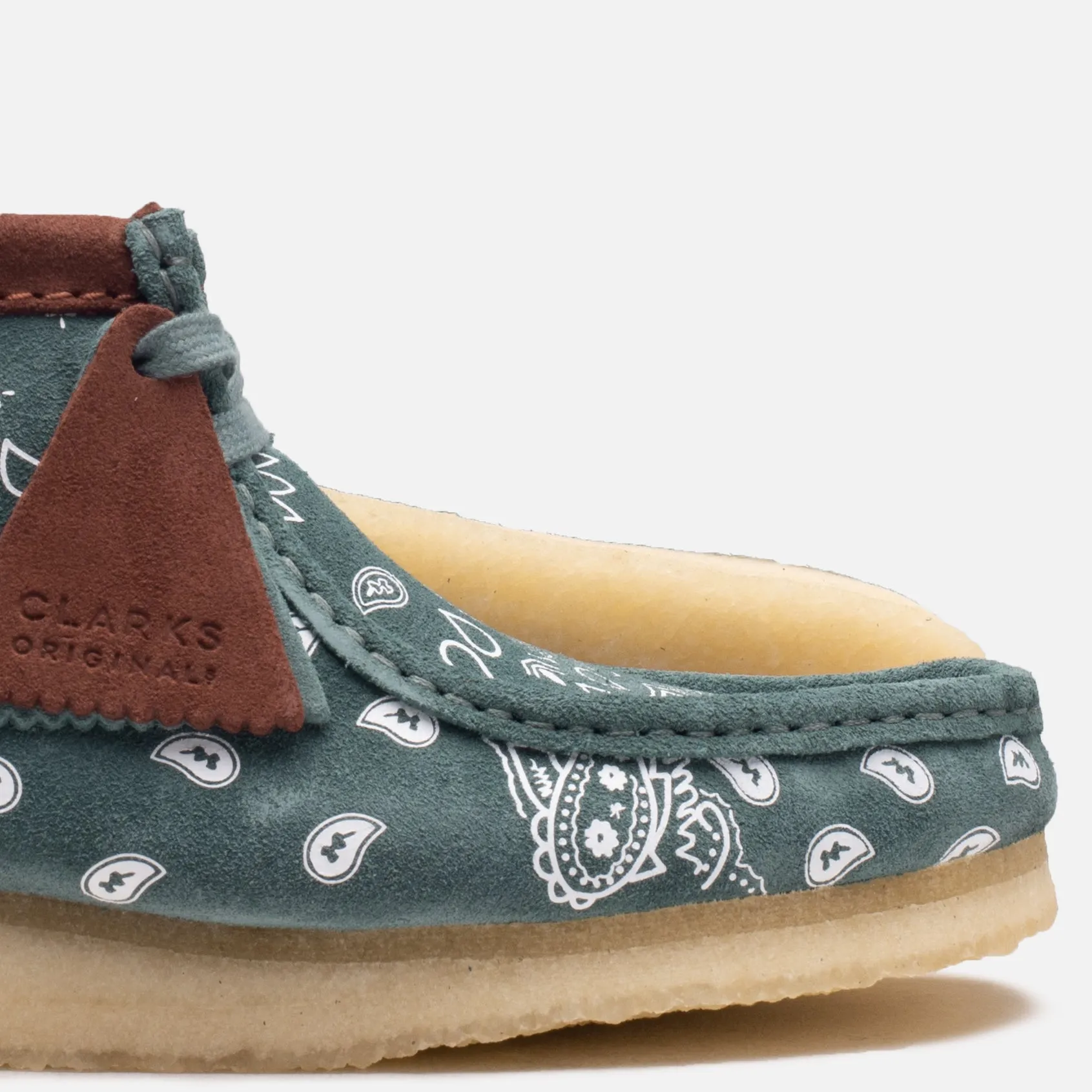 WMNS WALLABEE - GREEN PAISLEY sold by Lapstone & Hammer product image thumbnail 4
