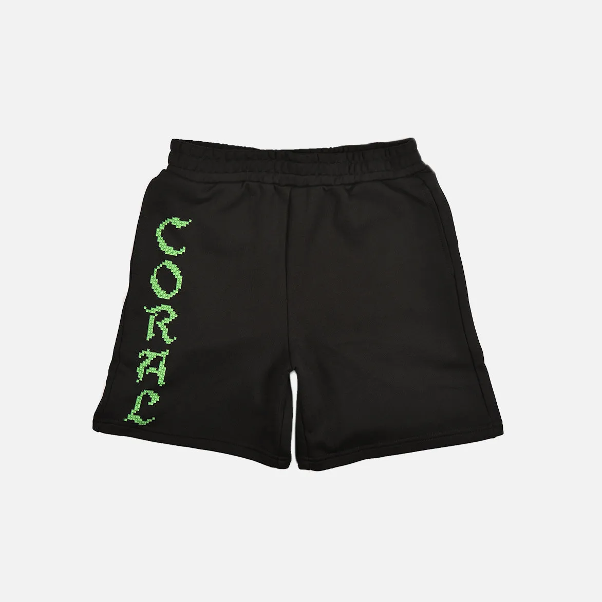 GOTHIC SWEAT SHORTS - BLACK sold by Lapstone & Hammer