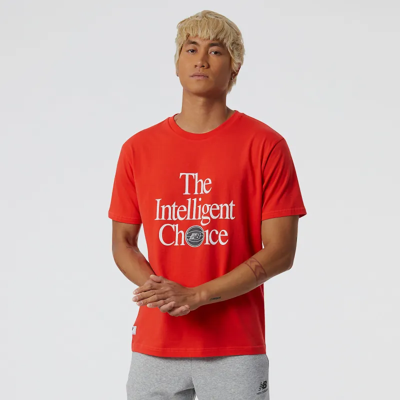 NB Hoops Essential Tee - ENERGY RED sold by Lapstone & Hammer