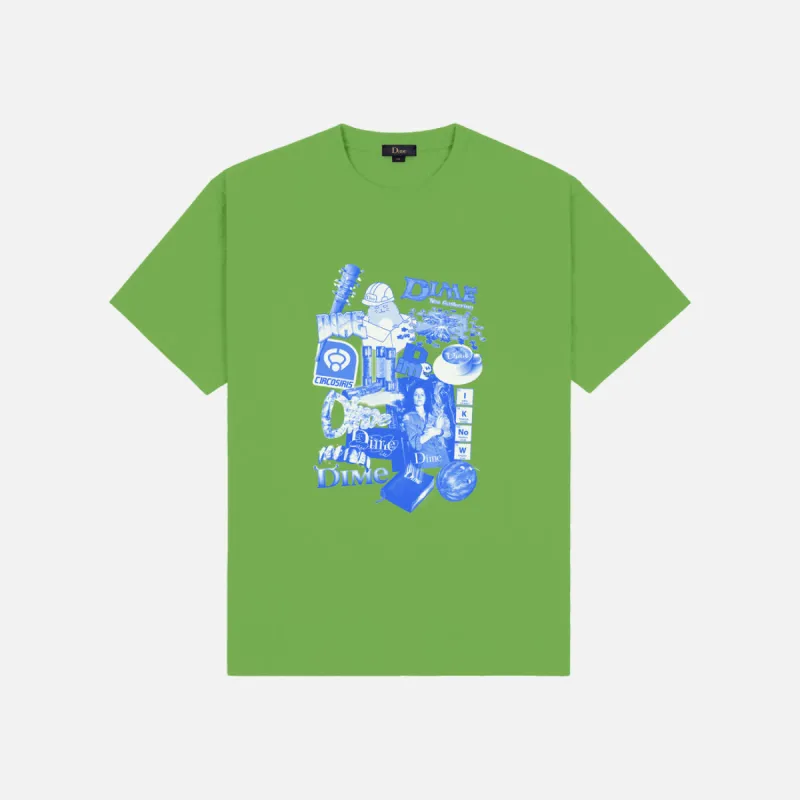 COLLAGE T-SHIRT - KELLY GREEN sold by Lapstone & Hammer