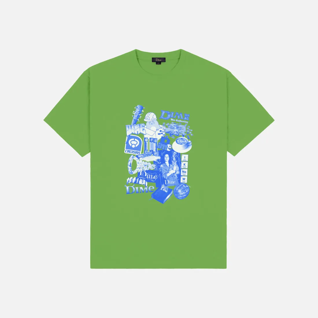 COLLAGE T-SHIRT - KELLY GREEN sold by Lapstone & Hammer