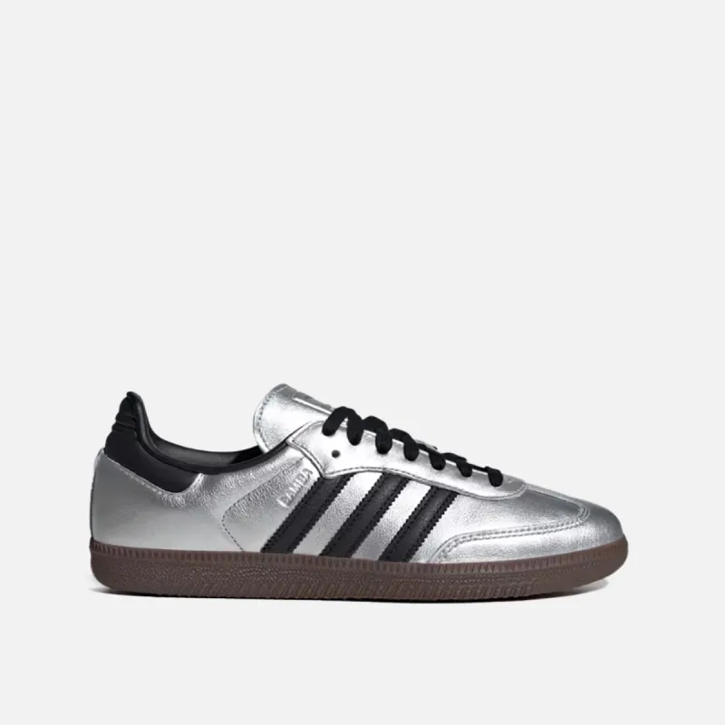WMNS SAMBA OG - SILVER METALLIC / BLACK sold by Lapstone & Hammer
