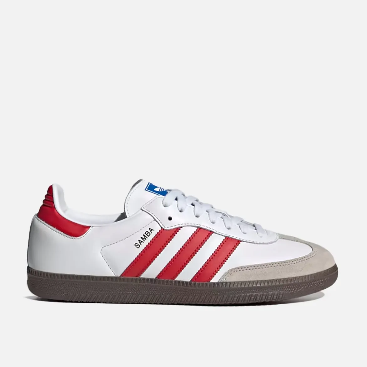 SAMBA OG - CLOUD WHITE / BETTER SCARLET sold by Lapstone & Hammer