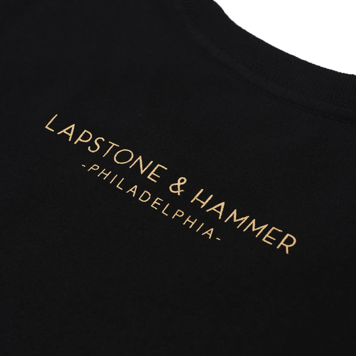 LH FUNDAMENTAL BY STANDARD ISSUE TEE - BLACK / TAN sold by Lapstone & Hammer product image thumbnail 5
