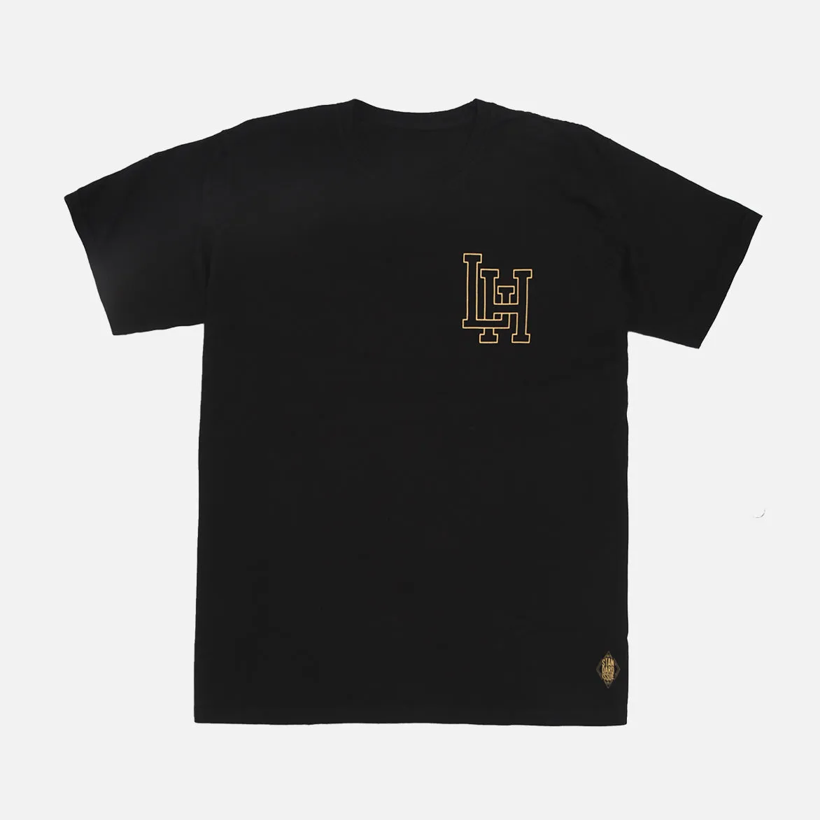LH FUNDAMENTAL BY STANDARD ISSUE TEE - BLACK / TAN sold by Lapstone & Hammer