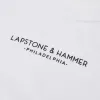 LH FUNDAMENTALS BY STANDARD ISSUE TEE - WHITE / BLACK sold by Lapstone & Hammer
