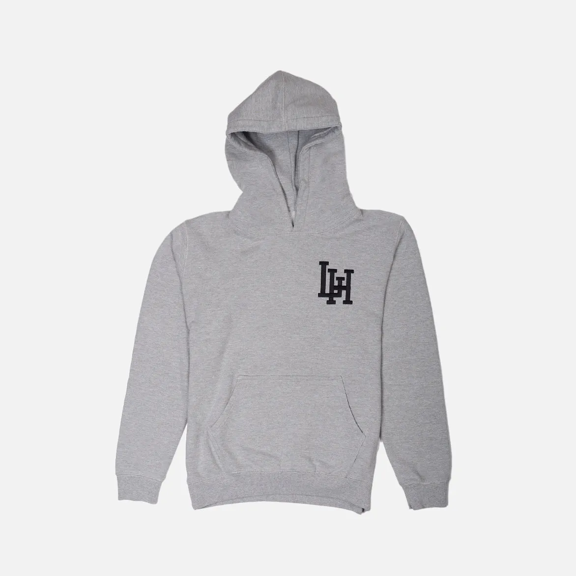 LH FUNDAMENTALS BY STANDARD ISSUE HOODIE - GREY / BLACK sold by Lapstone & Hammer