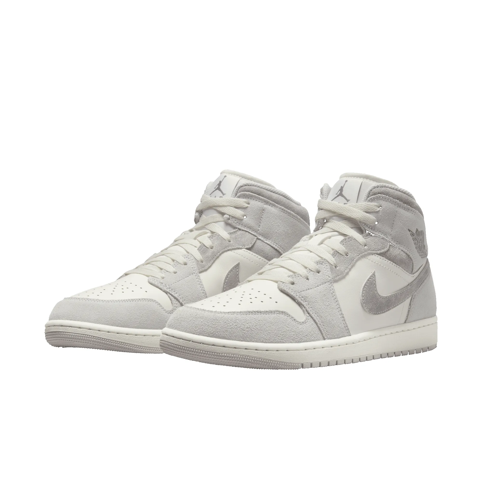 AIR JORDAN 1 MID SE - NEUTRAL GREY / SMOKE GREY sold by Lapstone & Hammer product image thumbnail 2