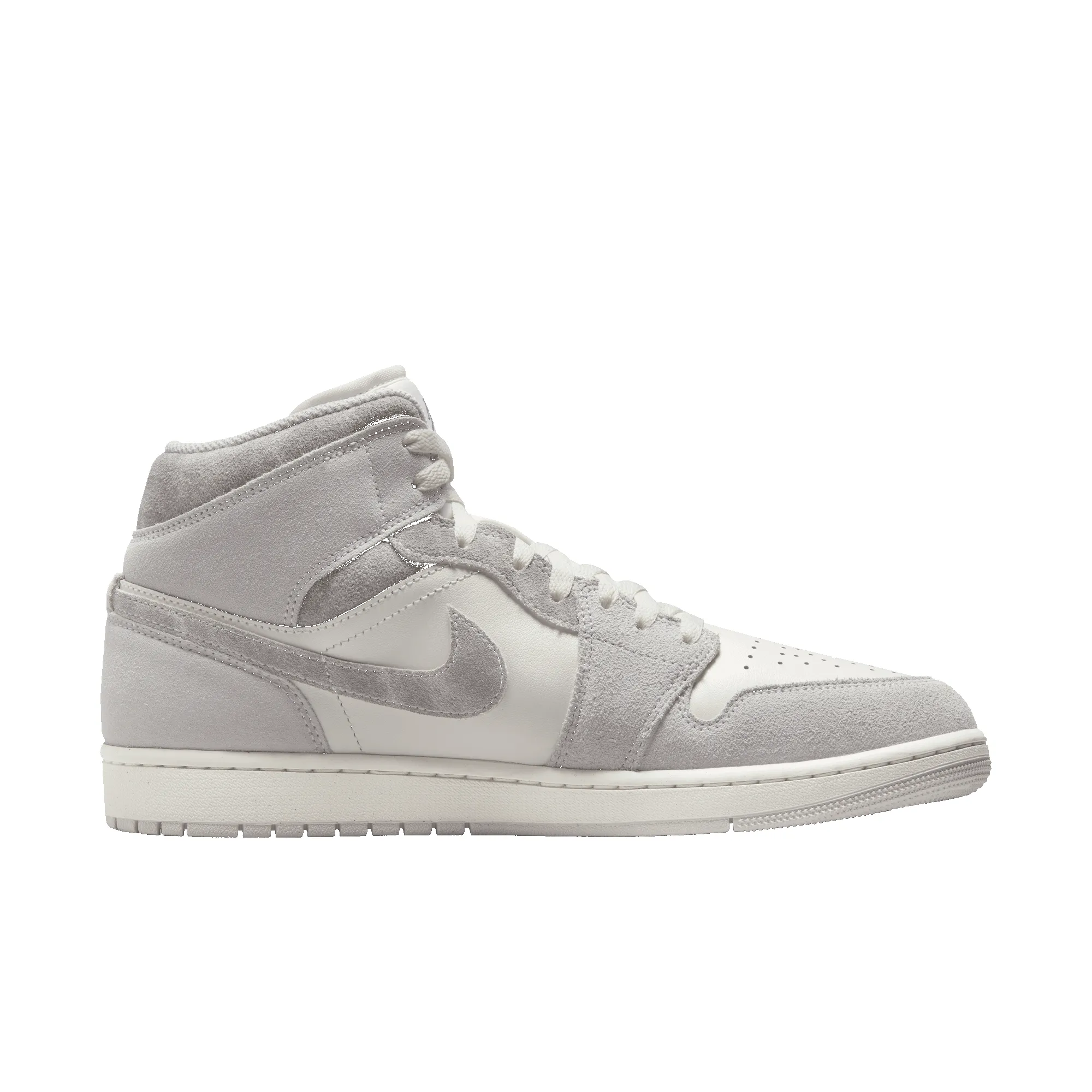 AIR JORDAN 1 MID SE - NEUTRAL GREY / SMOKE GREY sold by Lapstone & Hammer product image thumbnail 3