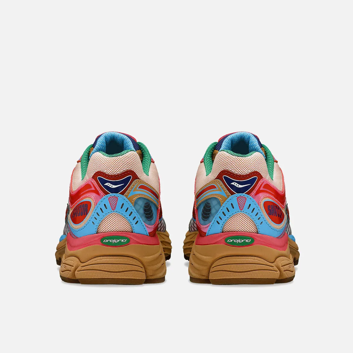 JAE TIPS X SAUCONY PROGRID OMNI 9 "TO DO LIST" - TAN / PINK sold by Lapstone & Hammer product image thumbnail 4