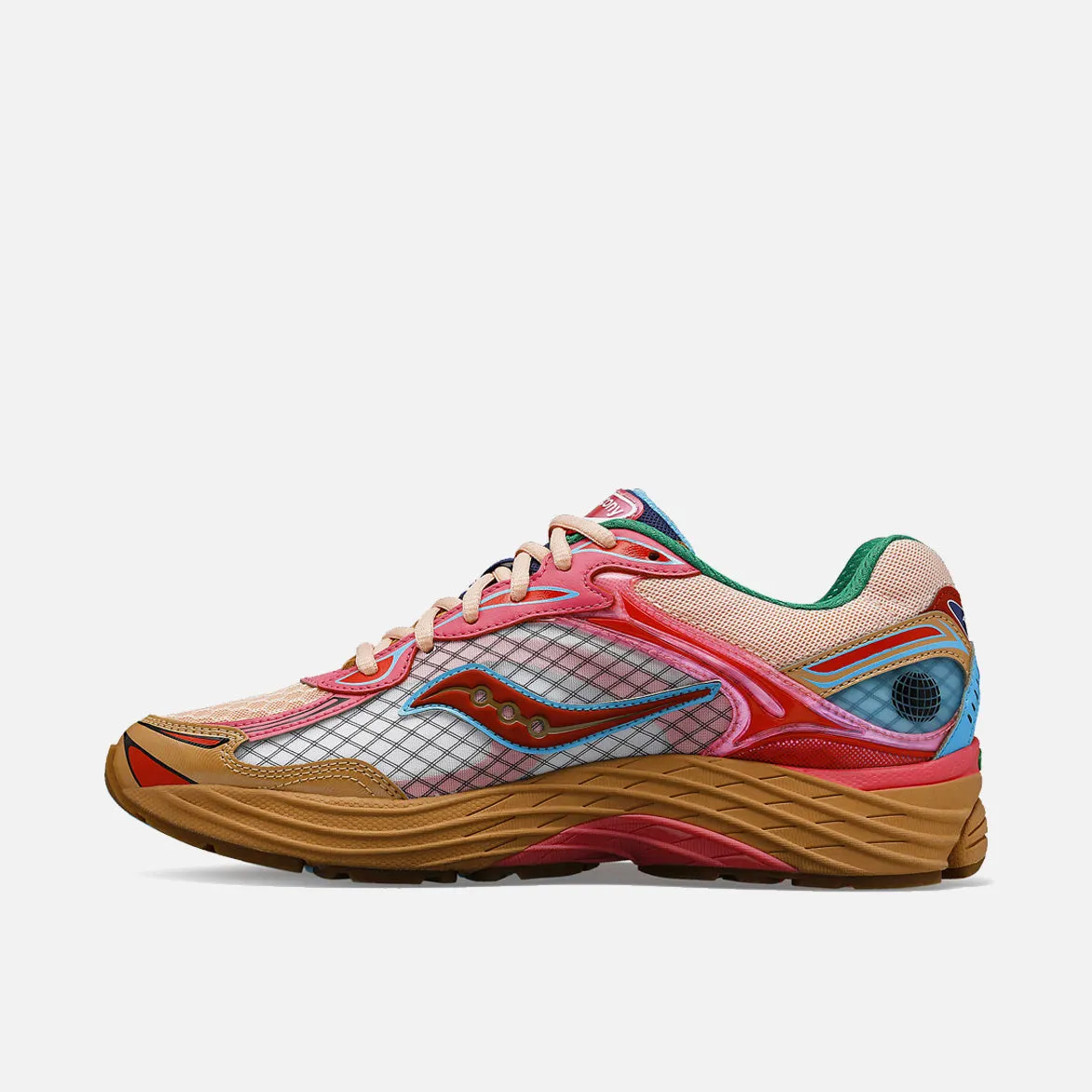 JAE TIPS X SAUCONY PROGRID OMNI 9 "TO DO LIST" - TAN / PINK sold by Lapstone & Hammer product image thumbnail 3