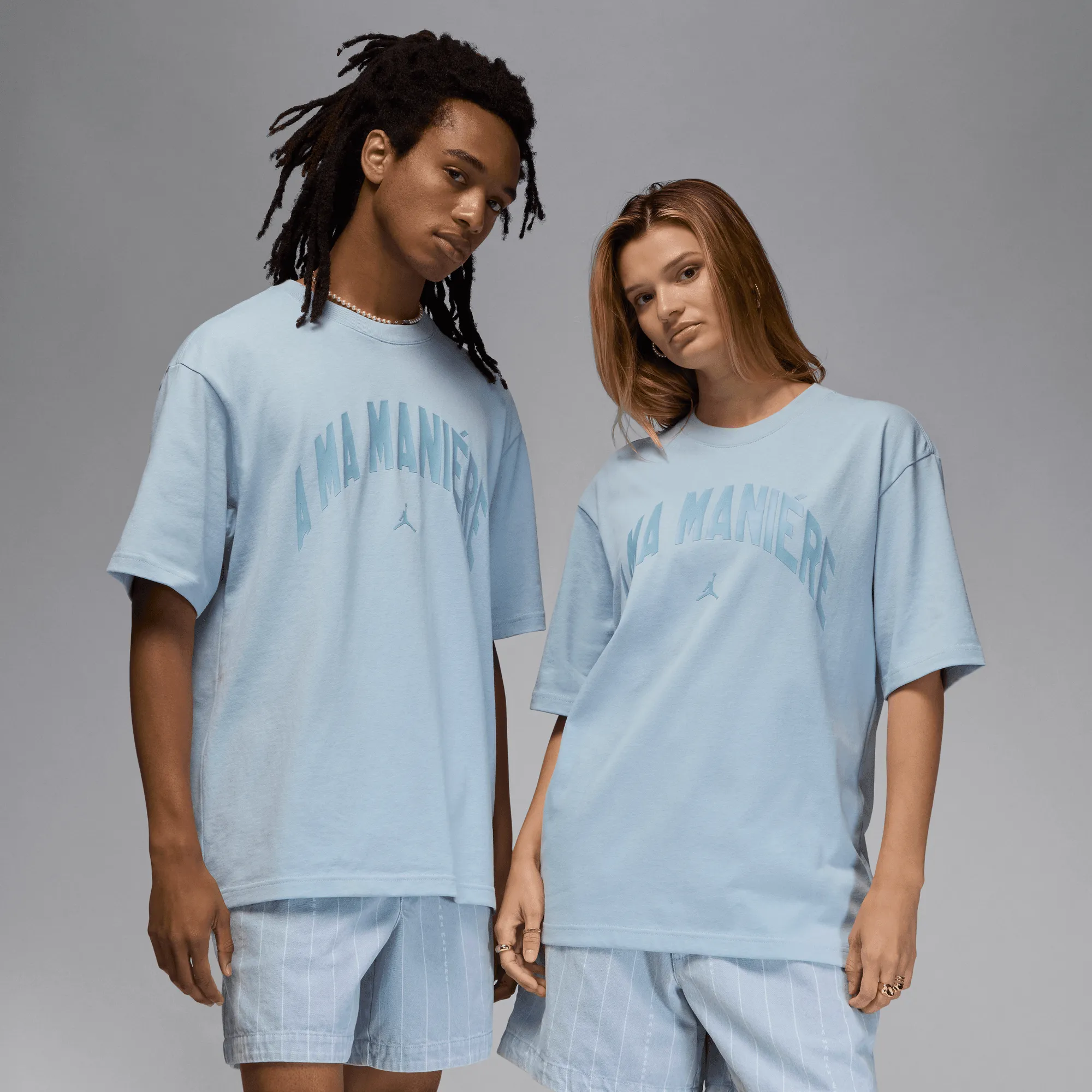 A MA MANIERE X JORDAN TEE - ARMORY BLUE sold by Lapstone & Hammer