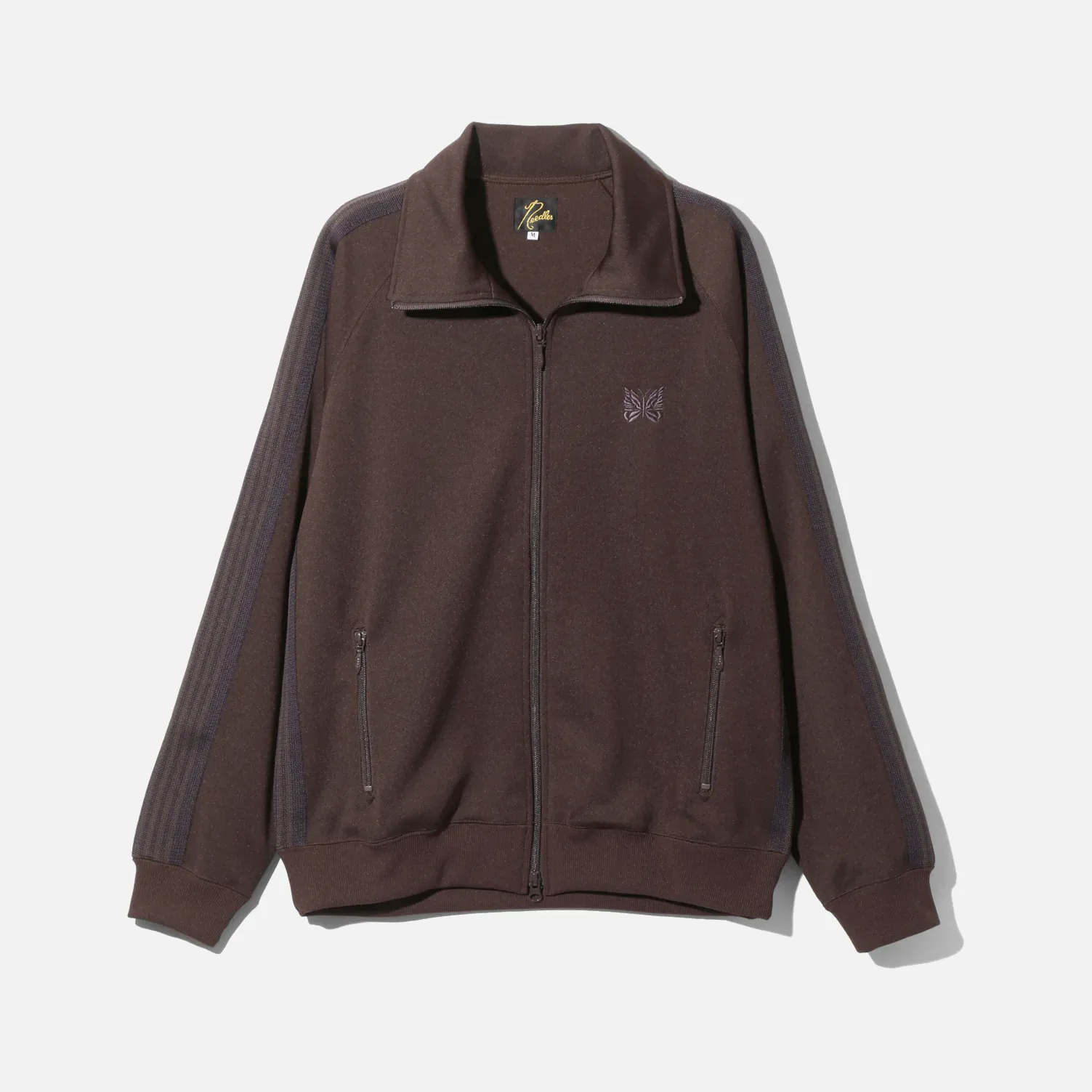 TRACK JACKET POLY SMOOTH - BROWN sold by Lapstone & Hammer
