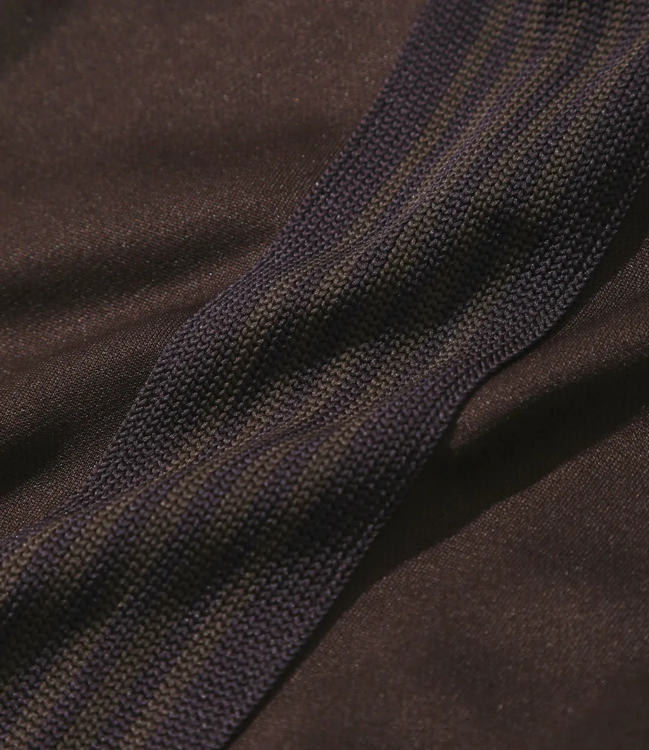 TRACK JACKET POLY SMOOTH - BROWN sold by Lapstone & Hammer product image thumbnail 2