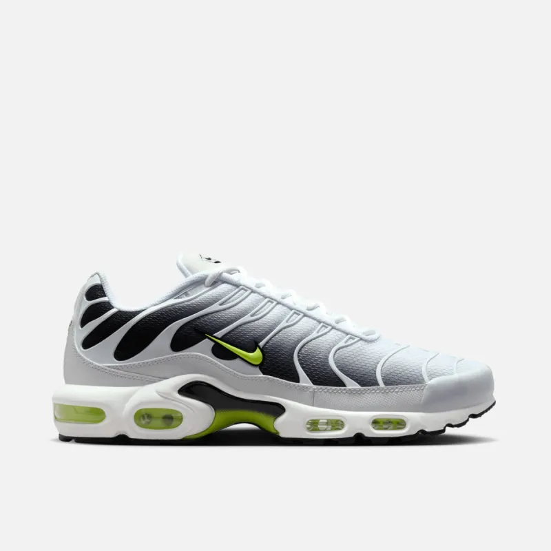 AIR MAX PLUS - WHITE / VOLT / BLACK sold by Lapstone & Hammer
