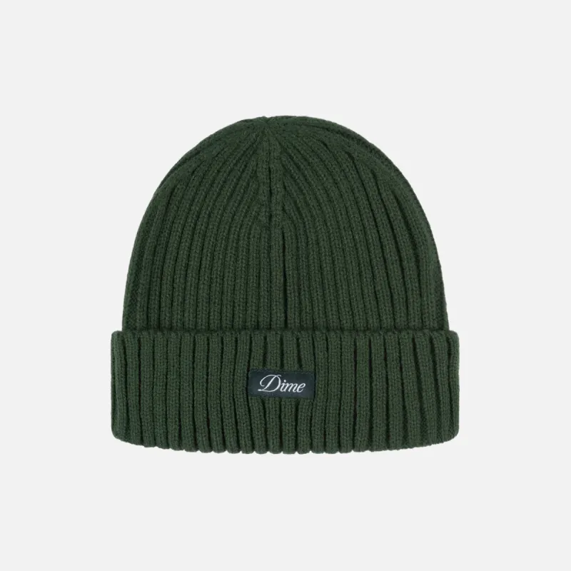 CURSIVE FOLD BEANIE - FOREST sold by Lapstone & Hammer