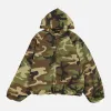 ESSENTIALS MILITARY NYLON HOODED JACKET - WOODLAND CAMO sold by Lapstone & Hammer