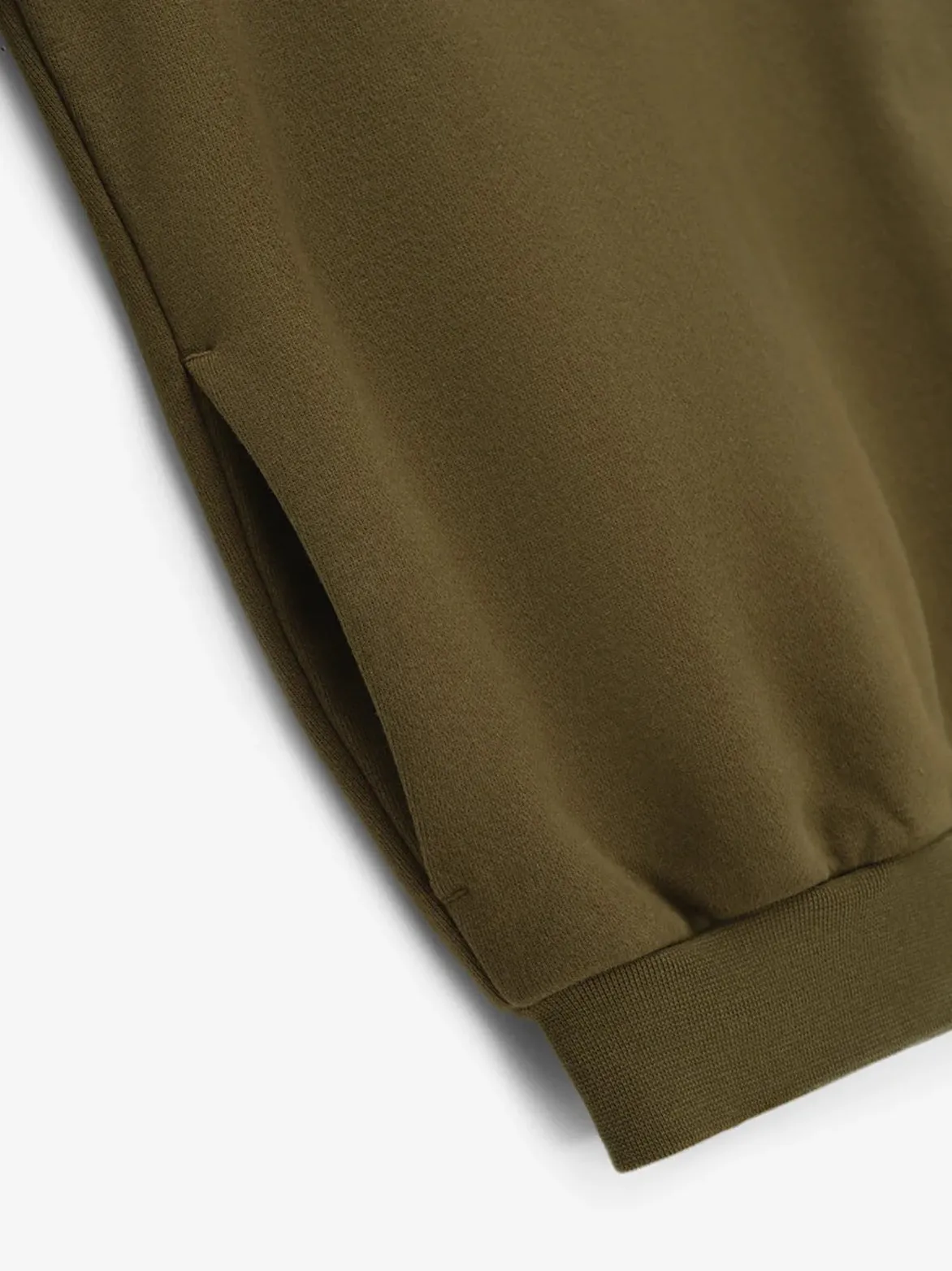 ESSENTIALS FLEECE HOODIE - OLIVE sold by Lapstone & Hammer product image thumbnail 3