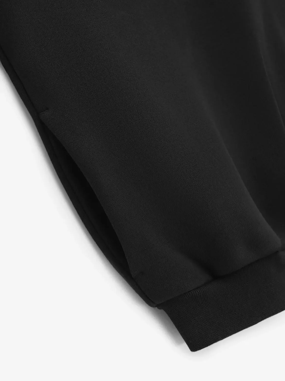 ESSENTIALS FLEECE HOODIE - BLACK sold by Lapstone & Hammer product image thumbnail 3