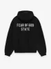 ESSENTIALS HEAVY FLEECE FULLZIP HOODIE - BLACK sold by Lapstone & Hammer