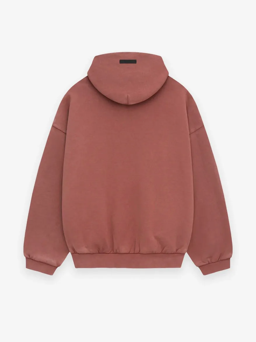 ESSENTIALS HEAVY FLEECE HOODIE - CRIMSON sold by Lapstone & Hammer product image thumbnail 2