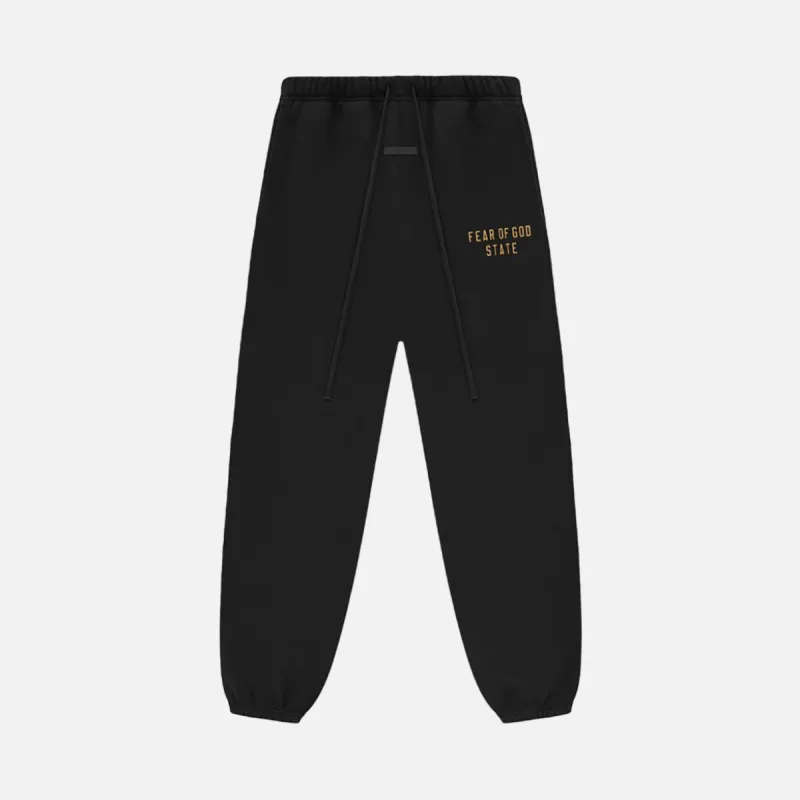 ESSENTIALS FLEECE ESSENTIAL SWEATPANT - BLACK sold by Lapstone & Hammer
