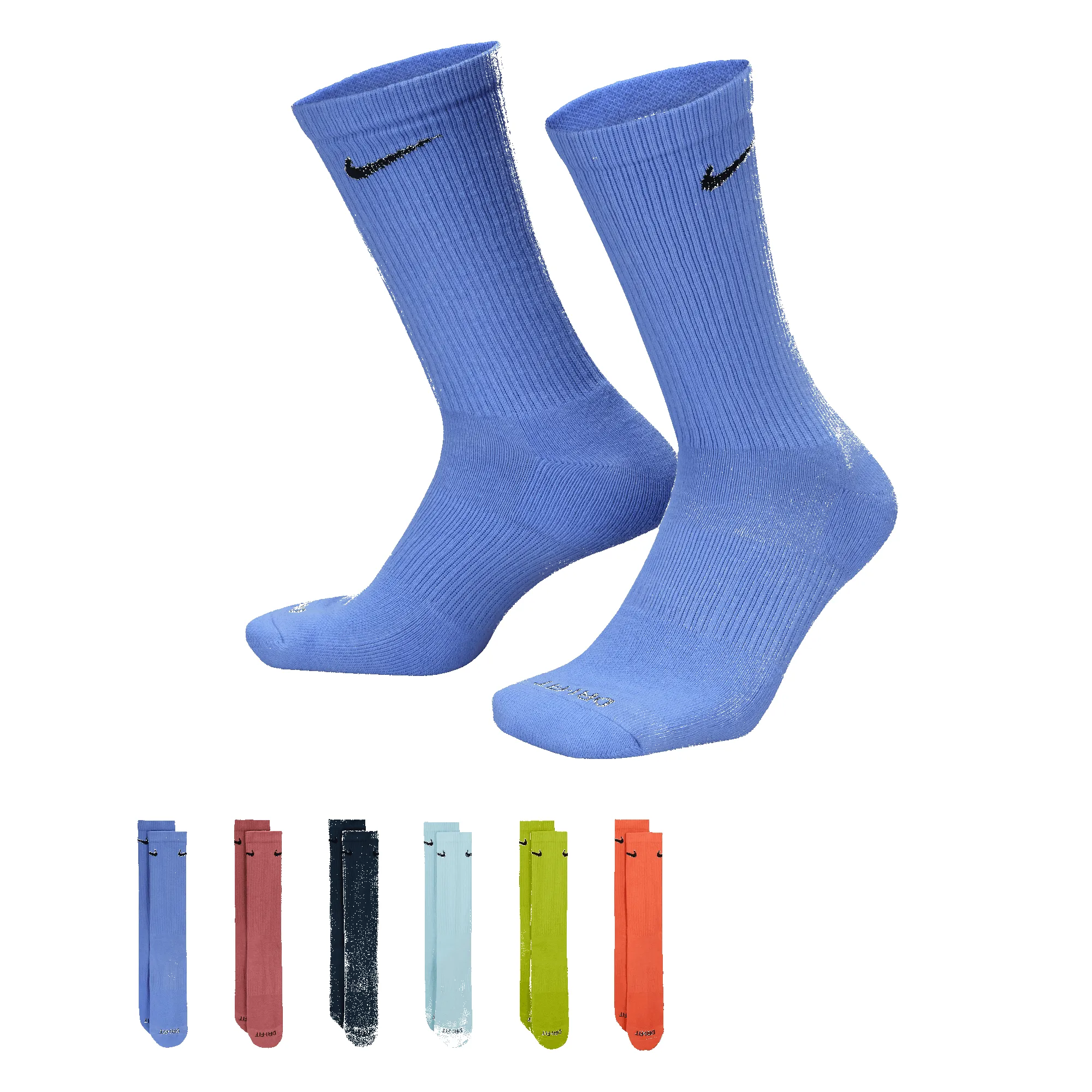 CUSHIONED CREW SOCKS 6 PK - MULTI sold by Lapstone & Hammer