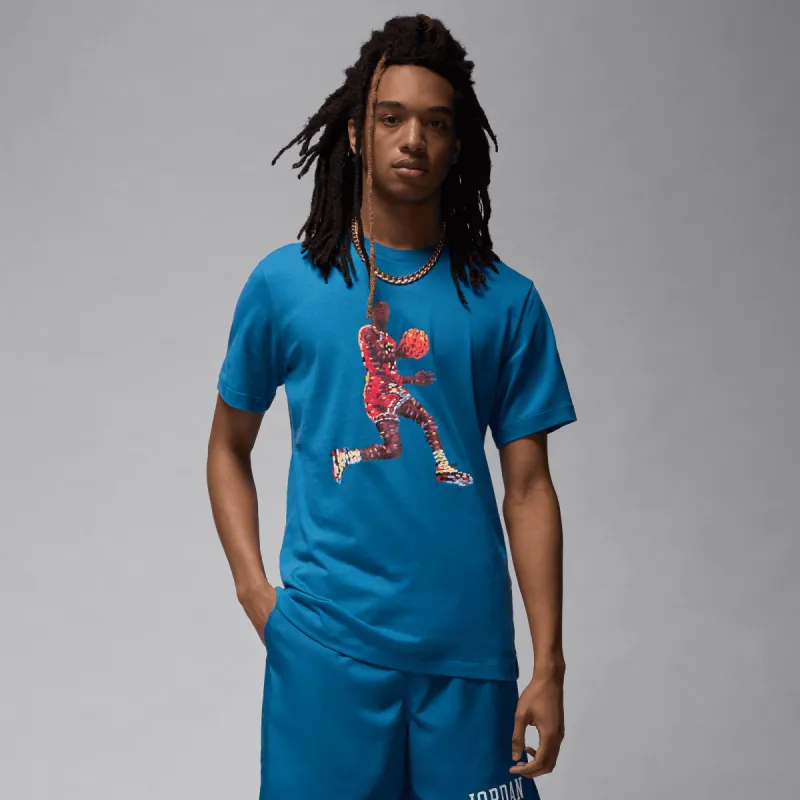 FLIGHT ESSENTIALS GRAPHIC TEE - INDUSTRIAL BLUE made by Jordan