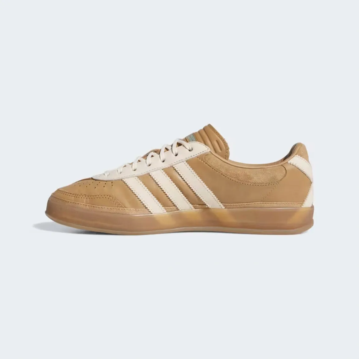 BAD BUNNY X LEO MESSI X ADIDAS GAZELLE INDOOR - CARDBOARD / CREAM WHITE / WILD BROWN sold by Lapstone & Hammer product image thumbnail 4
