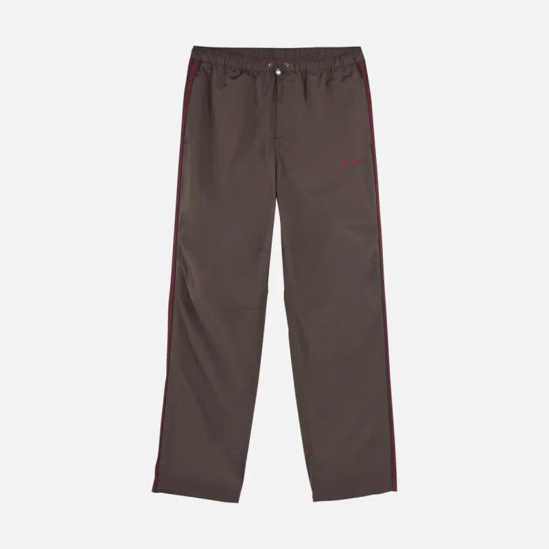 WALES BONNER X ADIDAS NYLON TRACK PANT - NIGHT BROWN sold by Lapstone & Hammer