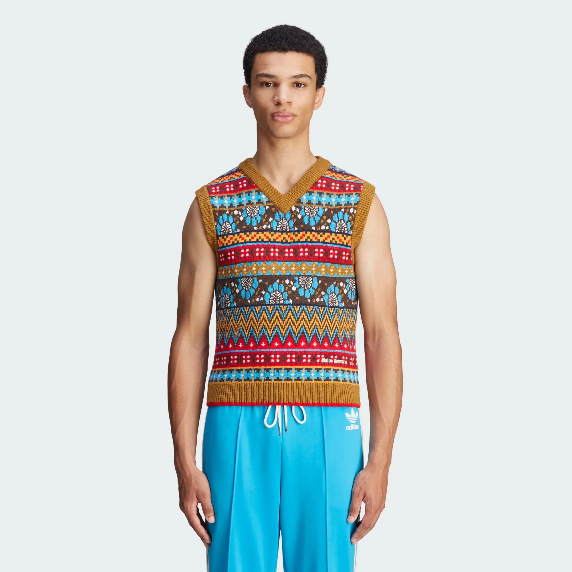 WALES BONNER X ADIDAS KNIT VEST - MULTICOLOR sold by Lapstone & Hammer product image thumbnail 3