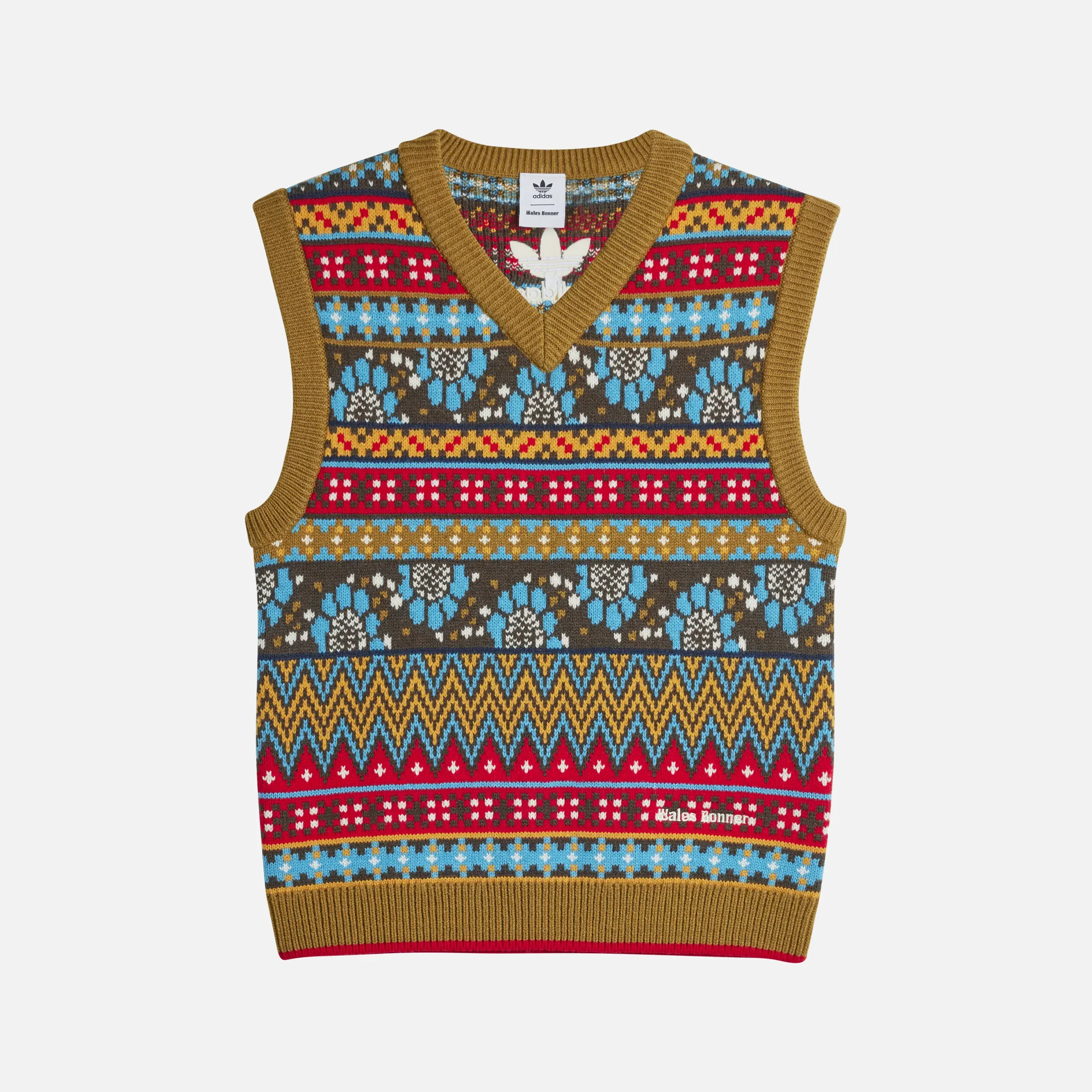 WALES BONNER X ADIDAS KNIT VEST - MULTICOLOR sold by Lapstone & Hammer
